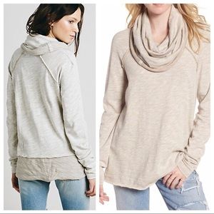 Free People Cocoon Cowl Neck Top